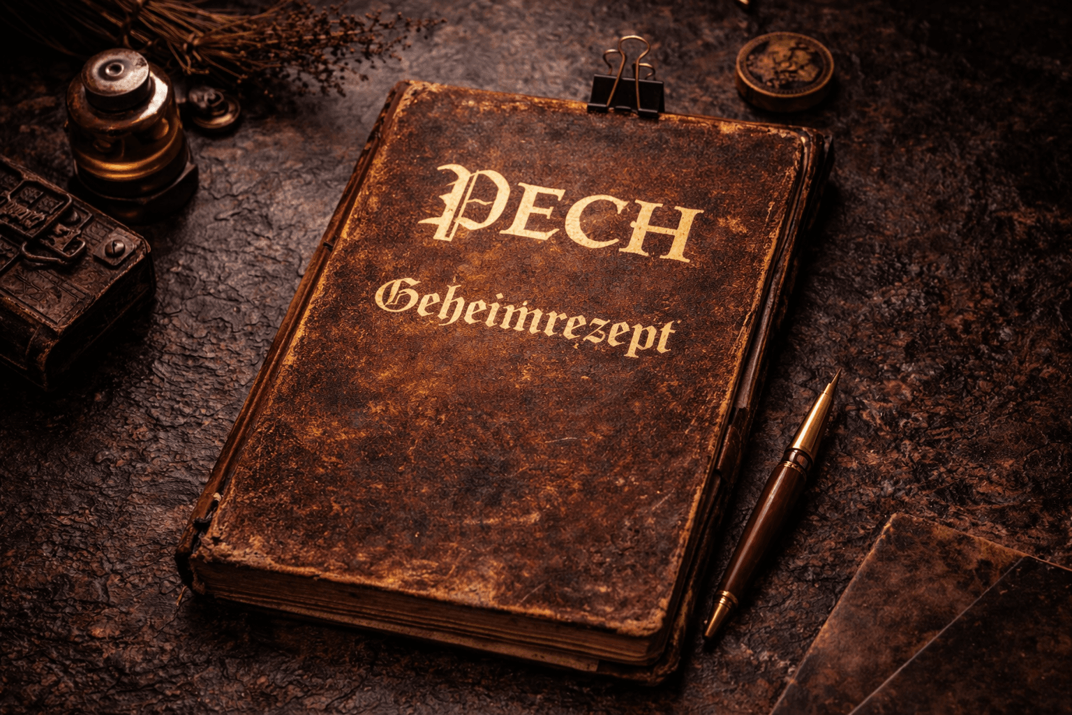 Pech Liköre in der Bar